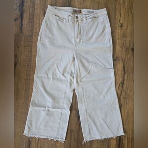 Judy Blue Tan Wide-Leg Pants